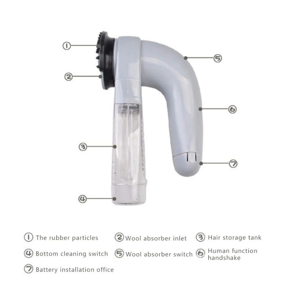 Portable Electric Pet Hair Remover for Cleaner Homes and Easy Grooming