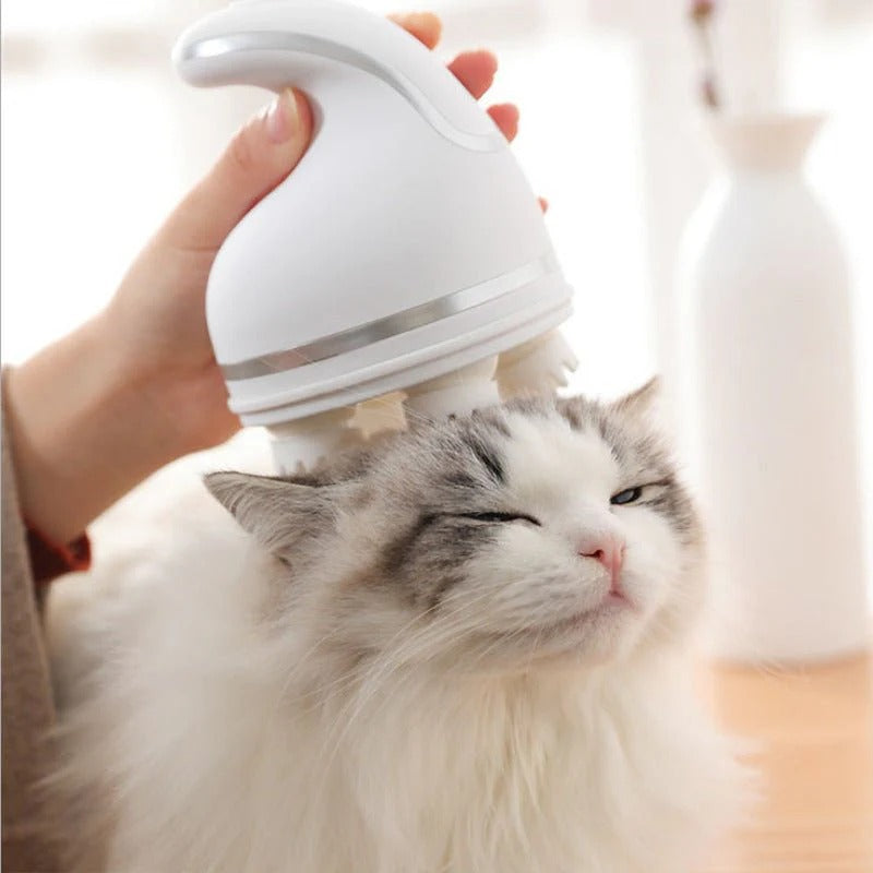 Electric Pet Head Massager for Relaxed, Happy, Stress-Free Dogs