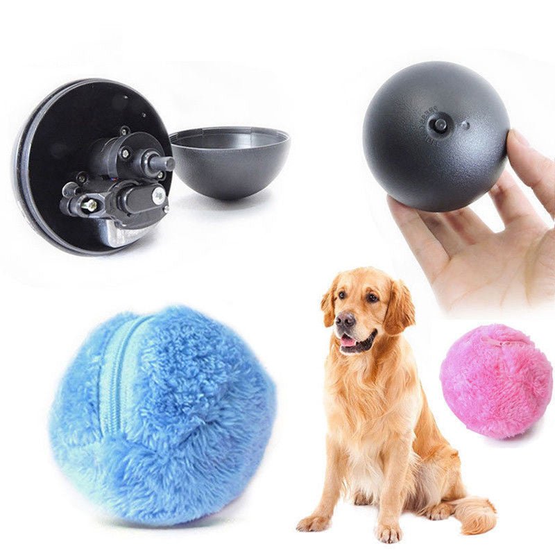 Smart Rolling Plush Ball That Keeps Your Pet Happily Active