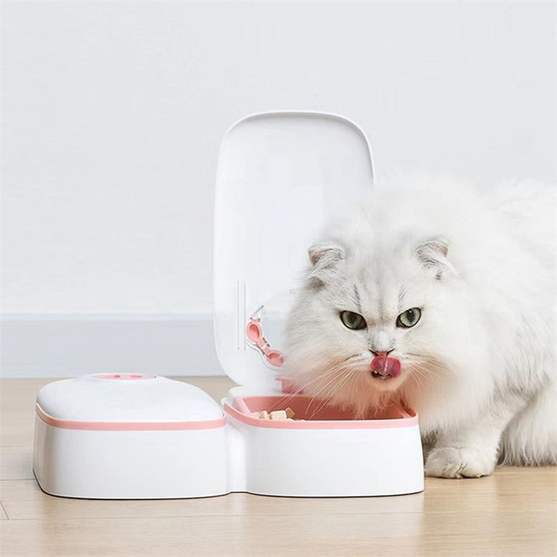 Automatic Pet Feeder With Water Dispenser for Stress-Free Pet Care