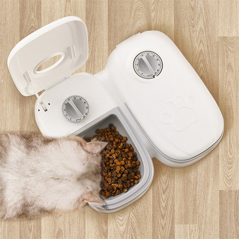 Automatic Pet Feeder With Water Dispenser for Stress-Free Pet Care