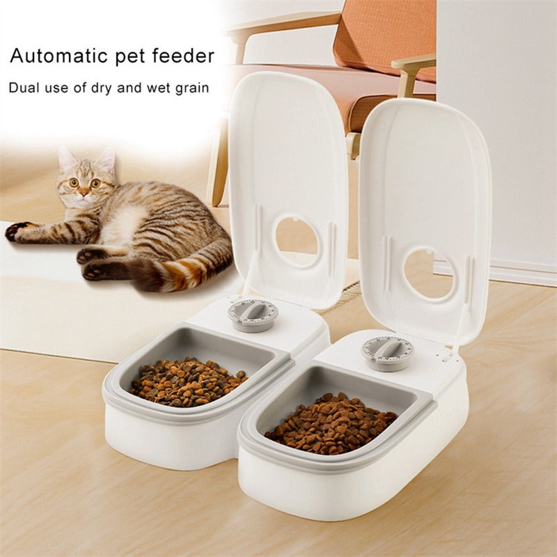 Automatic Pet Feeder With Water Dispenser for Stress-Free Pet Care